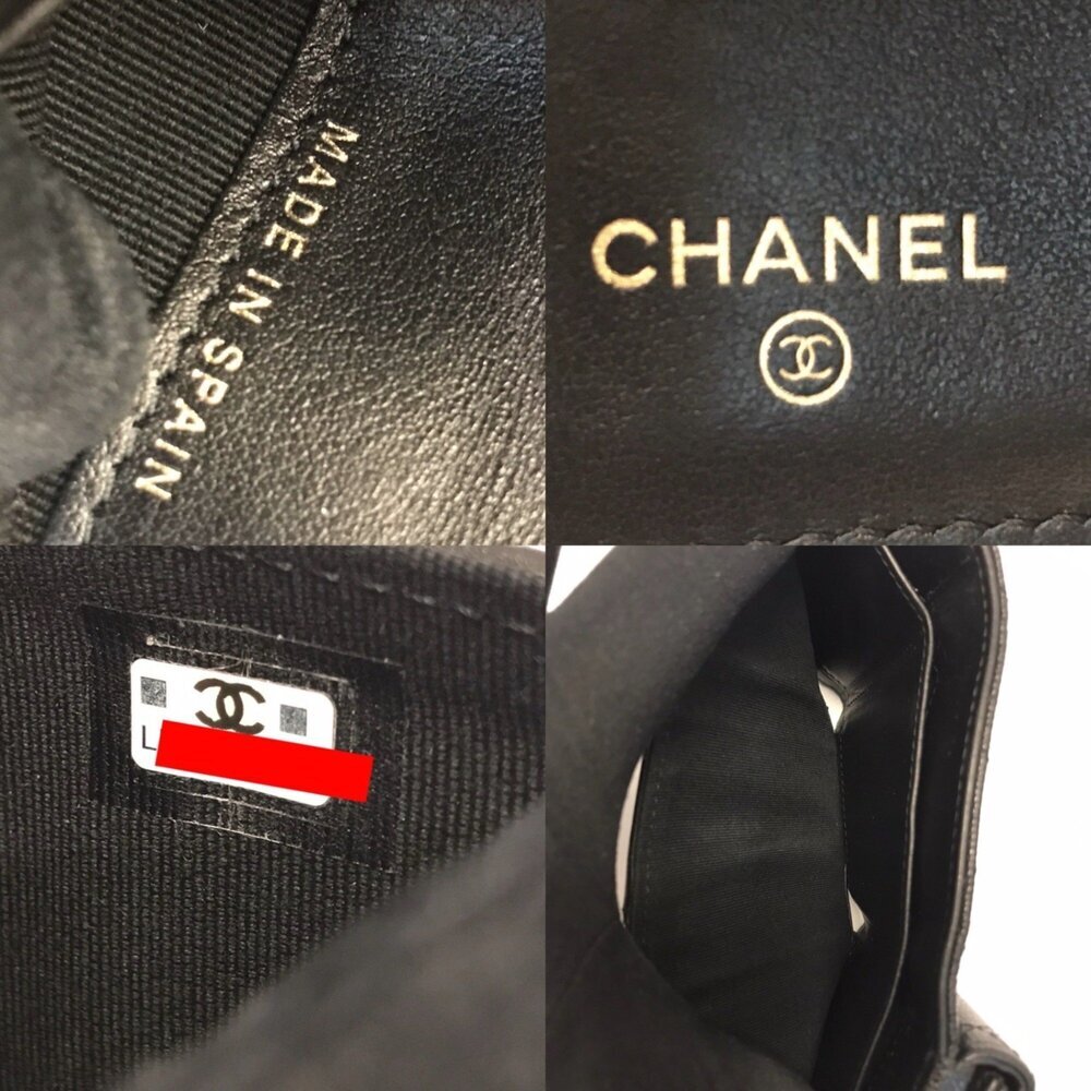 CHANEL Authentic Black Caviar Leather Heart Wallet - Picture 6 of 6